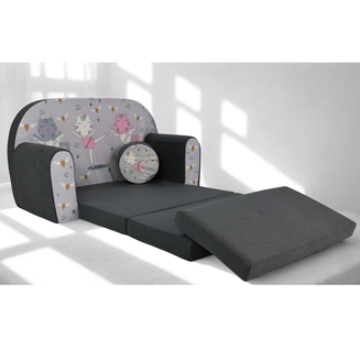 Sofa kanapa dla dzieci rozkładana Tańczace Kotki - 6