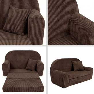 Sofka Mini Rozkładana Okrągła SZTRUKS - 32