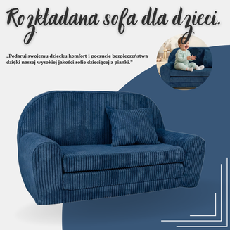 Sofka Mini Rozkładana Okrągła SZTRUKS - 26