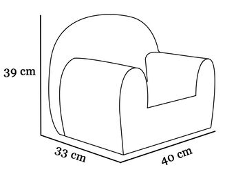 FOTELIK MINI DLA DZIECI BOUCLA - 3