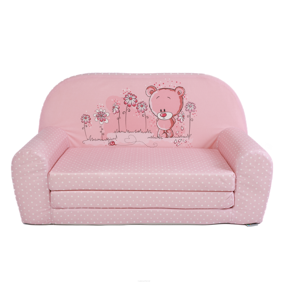Sofka Mini Rozkładana Teddy Bear kropki