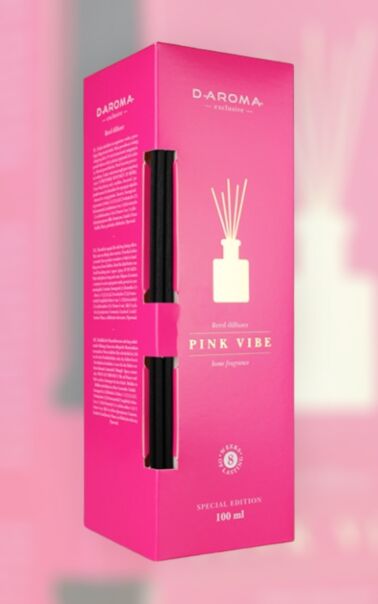 Dyfuzor Zapachowy D-aroma exclusive 100 ml Pink Vibe – Luksus w Twoim Domu