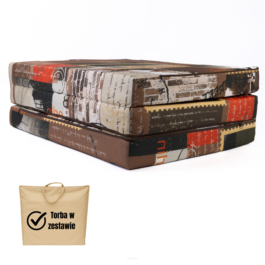 Materac Berlin XM 195x60x9cm Turystyczny Rozkładany