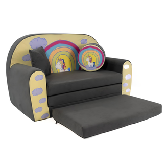 Sofa kanapa dla dzieci rozkładana Kucyk Tecza - 2