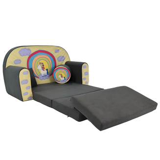 Sofa kanapa dla dzieci rozkładana Kucyk Tecza - 6