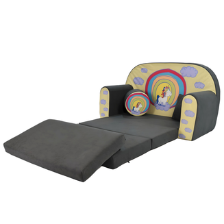 Sofa kanapa dla dzieci rozkładana Kucyk Tecza - 7
