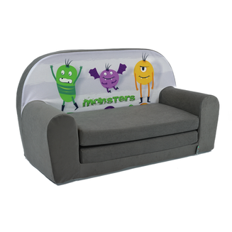 Sofka Dziecięca Mini Kanapa Łóżko Monsters - 2