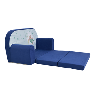 Sofka Mini Rozkładana Miś niebieski - 3