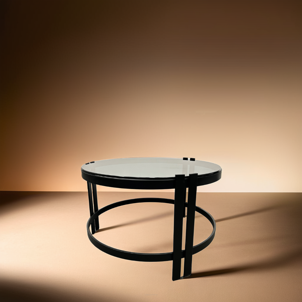 Stolik okrągły Glam okrągła podstawa