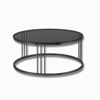 Stolik kawowy Glam Round Gold - 5